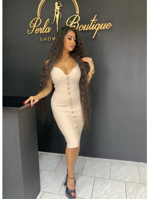 LARISA nude bandage dress